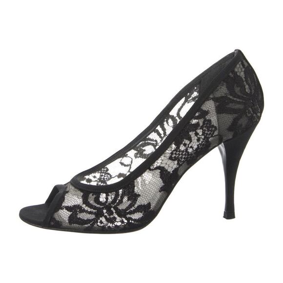 Kelly & Katie Lace Peep Toe Heels Size 10 B-24 - Picture 1 of 9